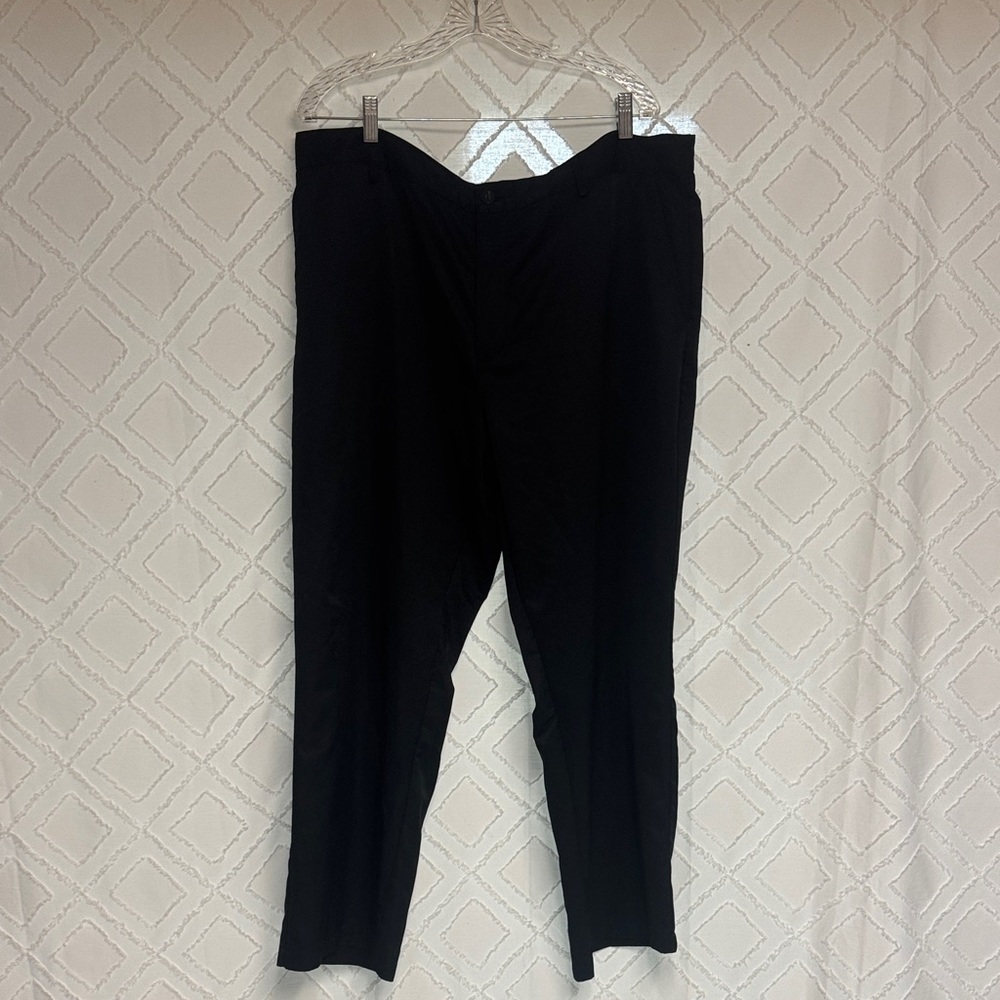 Adidas Men's Sleek Black Dress Trousers
